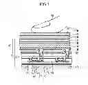 Fig. 02 - Liquid crystal display device equipped with built-in touch panel having a narrow flexible wiring substrate
