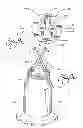 Fig. 10 - SYSTEMS USING A LEVITATING, ROTATING PUMPING OR MIXING ELEMENT AND RELATED METHODS