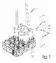 Fig. 02 - Adjustable raked pile driver using the push pull method