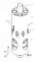 Fig. 09 - Adjustable raked pile driver using the push pull method