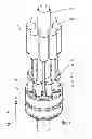 Fig. 11 - Adjustable raked pile driver using the push pull method