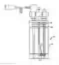Fig. 01 - Splashguard and Inlet Diffuser for High Vacuum, High Flow Bubbler Vessel