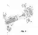 Fig. 03 - Interspinous process implant having deployable anchor blades