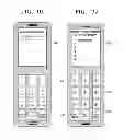 Fig. 19 - Portable terminal having display buttons and method of inputting functions using display buttons