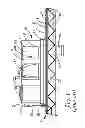 Fig. 02 - Equipment enclosure and method of installation to facilitate servicing of the equipment