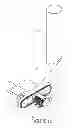 Fig. 13 - ELECTRIC GENERATOR POWERED BY BUCKET CONVEYOR DRIVEN BY MASSIVE BUOYANT OBJECTS