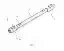 Fig. 02 - Pipe containing a metal casing with a plastics material inlay for use in low and high pressure applications, in particular as an HPLC column