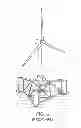 Fig. 03 - Floating wind turbine platform with ballast control and mooring system