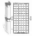 Fig. 08 - Module fabrication of solar cells with low resistivity electrodes