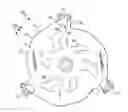 Fig. 01 - Tooth Assembly and Cutting Bits For Stump Grinder