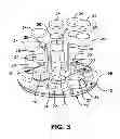 Fig. 03 - Finned heat sink device with magnetic coupling to remove heat from a membrance roof after induction heating