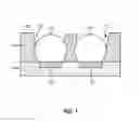 Fig. 02 - Through mold via relief gutter on molded laser package (MLP) packages
