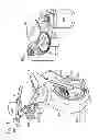 Fig. 02 - Electric-powered self-balancing unicycle with steering linkage between handlebars and wheel forks