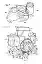 Fig. 03 - Electric-powered self-balancing unicycle with steering linkage between handlebars and wheel forks