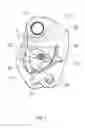 Fig. 04 - Safety apparatus on a rope with indicator for indicating the state of closing of the flange-plates