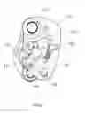 Fig. 10 - Safety apparatus on a rope with indicator for indicating the state of closing of the flange-plates