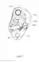Fig. 12 - Safety apparatus on a rope with indicator for indicating the state of closing of the flange-plates