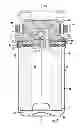 Fig. 08 - Fuel filter assembly and cartridge