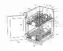 Fig. 01 - WIDTH-ADJUSTABLE STORAGE MODULE FOR CABINETS
