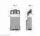 Fig. 02 - Product packaging and dispensing device comprising a sterile filter bottle which is equipped with a nozzle