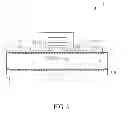 Fig. 06 - Illumination device with inclined light emitting element disposed on a transparent substrate