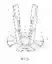 Fig. 15 - Illumination device with inclined light emitting element disposed on a transparent substrate