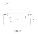 Fig. 19 - Illumination device with inclined light emitting element disposed on a transparent substrate