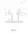 Fig. 22 - Illumination device with inclined light emitting element disposed on a transparent substrate