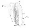Fig. 01 - Semicorrugated gasket