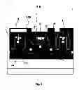 Fig. 04 - Semiconductor device with IGBT cell and desaturation channel structure