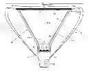 Fig. 01 - Directional lamp with beam forming optical system including a lens and collecting reflector