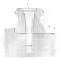 Fig. 01 - Bolt-hole cap for bolt hole in linear rail
