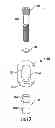 Fig. 10 - Barbell assembly having impact absorbing weights and swivel end
