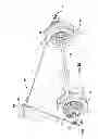 Fig. 13 - Barbell assembly having impact absorbing weights and swivel end