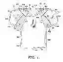 Fig. 02 - Optimal range of motion garment utilizing sleeve openings and gussets