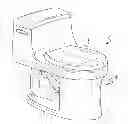 Fig. 01 - Bumperless toilet lid