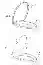 Fig. 09 - Bumperless toilet lid