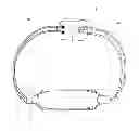 Fig. 01 - Adjustment device for a portable element comprising wire-shaped elements