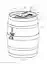 Fig. 02 - Container assembly with improved retainer assembly and flavor inserts for aging a liquid