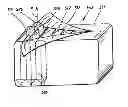 Fig. 01 - Pack module comprising absorbent articles and at least one belt functioning as gripping device