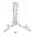 Fig. 12 - Support Stand with Receiving Channels