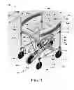 Fig. 02 - Riding walkers having pedal drive assemblies