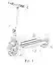 Fig. 02 - Scooter foldable seat structure