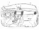 Fig. 01 - Vehicle portable device holding system