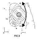 Fig. 09 - Head-mounted display including an operating element having a longitudinal direction in a direction of a first axis, display apparatus, and input apparatus