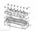 Fig. 01 - Heat sink for cooling of power semiconductor modules
