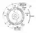 Fig. 01 - Split phosphor/slit color wheel segment for color generation in solid-state illumination system