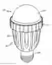 Fig. 01 - Modular LED lamp structure with replaceable modules and rapid maintenance