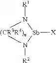 Fig. 25 - Antimony compounds useful for deposition of antimony-containing materials