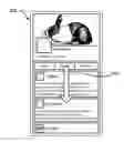 Fig. 01 - User interface for bookmarks in a social networking system